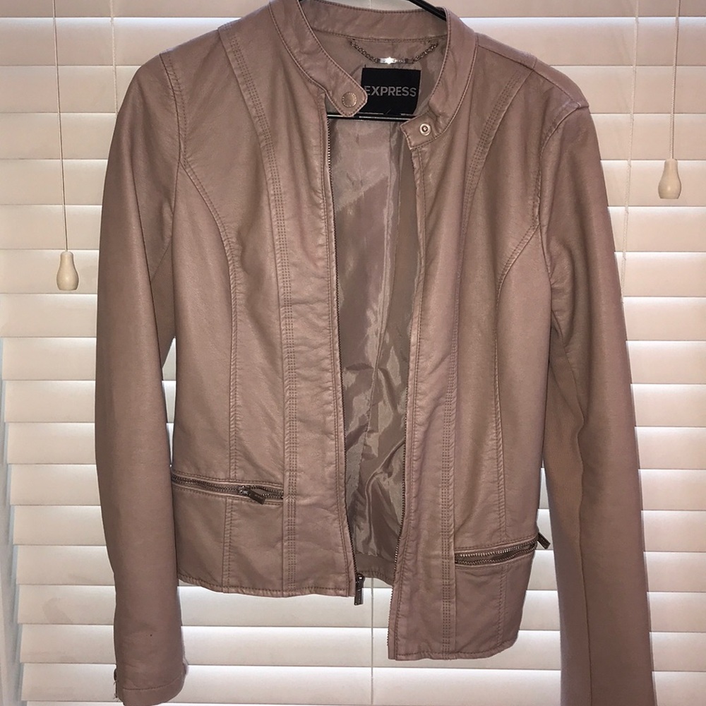 Express faux leather jacket